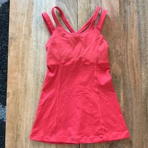 Lululemon red tank